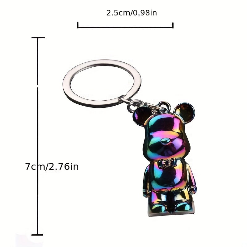 Teddy Bear Keychain Cartoon Bear Doll Ornament Car Key Chain