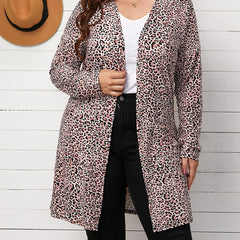 Leopard Print Long Sleeve Cardigan