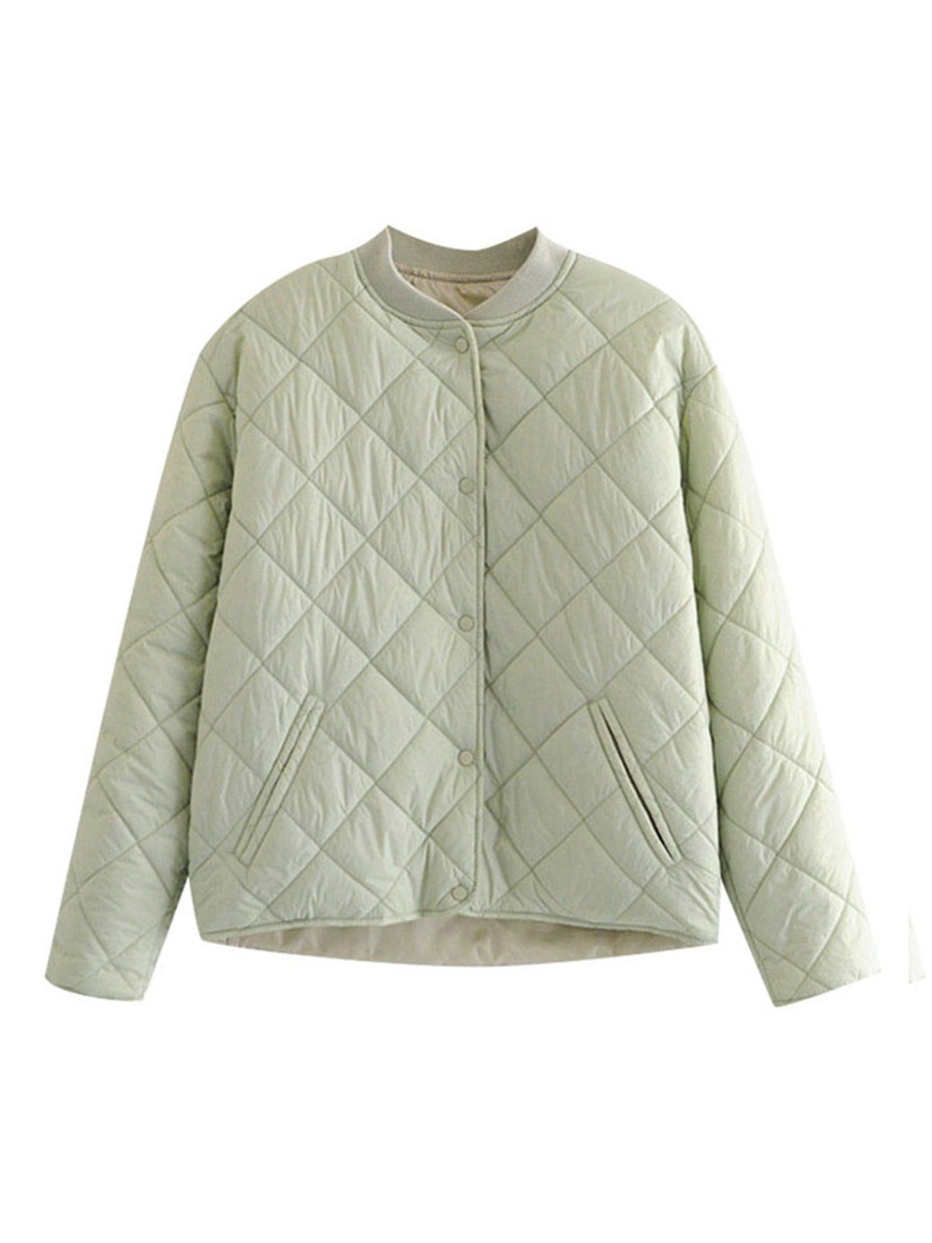 Women's Solid Pocket Long Sleeve Coat