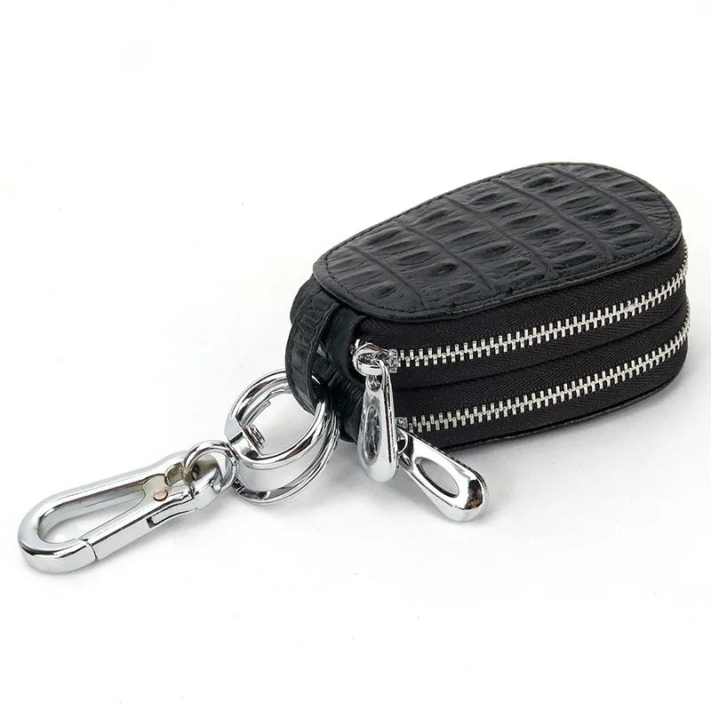 Small Leather Key Wallets for Men Women