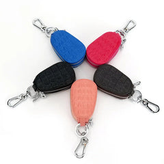 Small Leather Key Wallets for Men Women