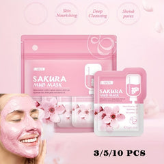 LAIKOU Sakura Mud Mask Deep Cleansing Pore Shrinking