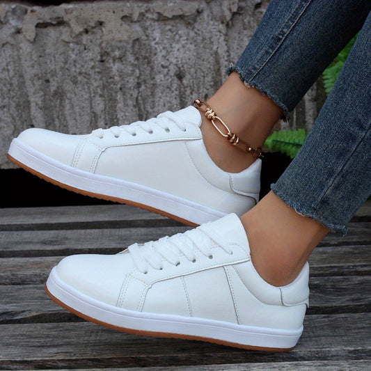 Women's Casual Lace Up Outdoor Sneakers Lightweight Low Top Shoes