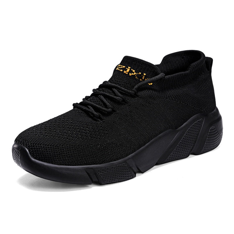 Men's Slip on Sneakers with Shoelaces Lightweight and Breathable