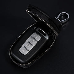 Men Small Leather Key Wallet for Car