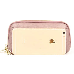 Women Leather Clutch Purse Cell Phone Bag Lady Wallet