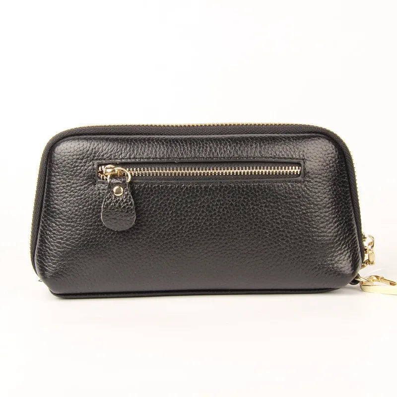 Women Leather Clutch Purse Cell Phone Bag Lady Wallet