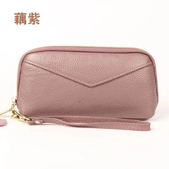 Women Leather Clutch Purse Cell Phone Bag Lady Wallet