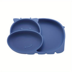 Baby Safe Silicone Dining Plate Cartoon Dish