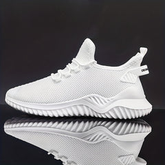 Men's Breathable Running Shoes Lightweight Non-slip Sneakers for Gym