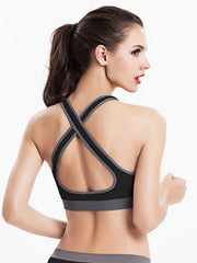 Criss Cross Back Sports Bra Women's Lingerie