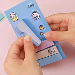 80 Sheets Cartoon Animal Sticky Notes Pack Office School Supplies