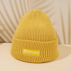 Winter Beanie Hat Knitted Ear Protection Warm Ski Woolen Unisex