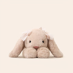 Cute Bunny Rabbit Doll with Expressive Eyes & Pink Ears