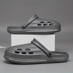 Men's Lightweight Comfy Clogs Hollow Out Non Slip Garden Shoes Summer