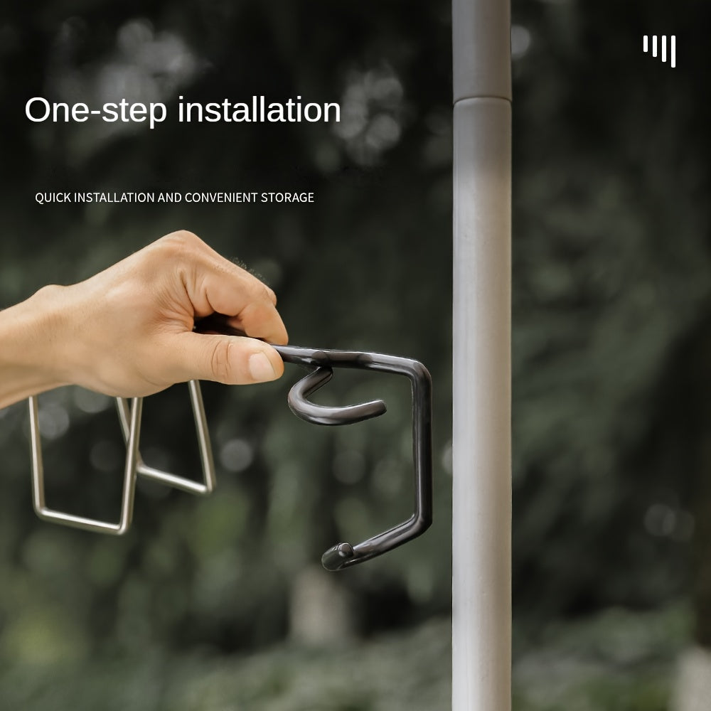 Outdoor Stainless Steel Cup Holder & Lamp Holder