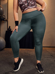Sports Leggings - High Rise Ruched Skinny Fitness Leggings
