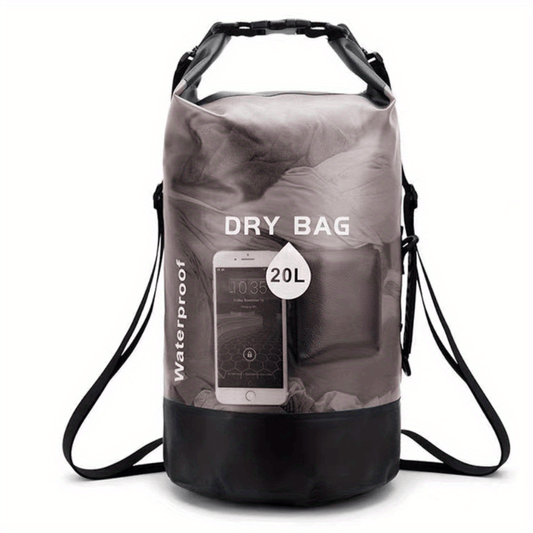 20L Waterproof Dry Bag with Phone Case for Travel Swimming Boating Kayaking Camp