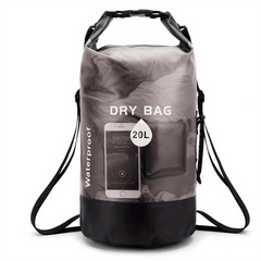 20L Waterproof Dry Bag with Phone Case for Travel Swimming Boating Kayaking Camp