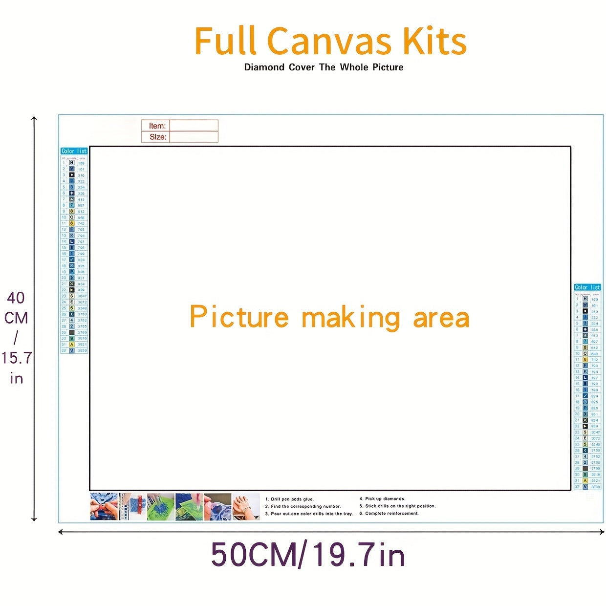 11CT Natural Landscape Cross Stitch Kit Home Decor DIY Gift