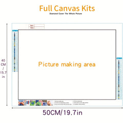 11CT Natural Landscape Cross Stitch Kit Home Decor DIY Gift