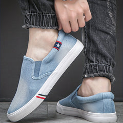 Men's Breathable Slip On Canvas Shoes for Walking