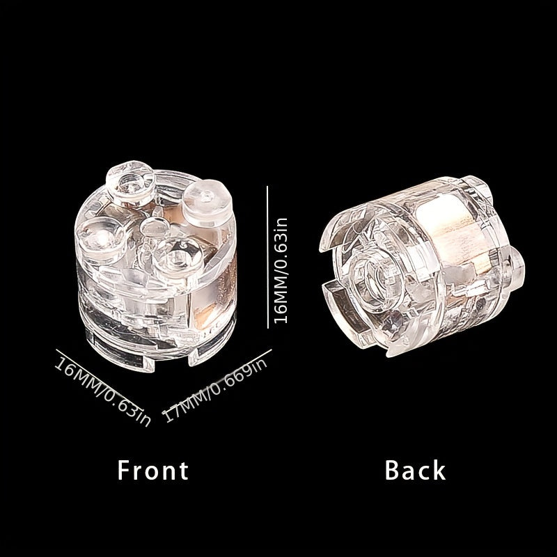 20pcs Light Up Bricks Accessory Kit, 2x2 Classic Clear LED Light Bricks Set