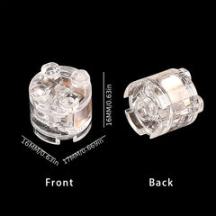 20pcs Light Up Bricks Accessory Kit, 2x2 Classic Clear LED Light Bricks Set