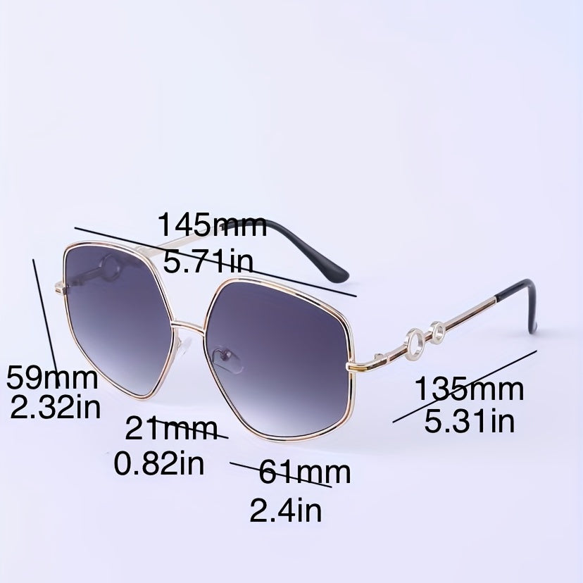 Vintage Square Polarized Sunglasses UV Protection