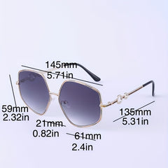 Vintage Square Polarized Sunglasses UV Protection
