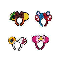 16PCS Headband Shoes Charm Clogs Accessories For Girls Women