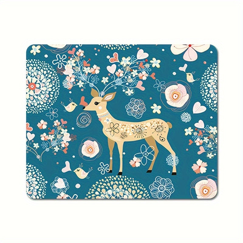 Deer And Love Mouse Pad Christmas Gift