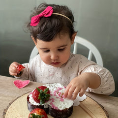 Sweet Fabric Bow Headband Hairband for Baby Girls