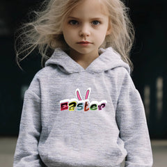 Easter Bunny Pattern 2pcs Activewear Sets Girls Comfy Outfits For Sports Running