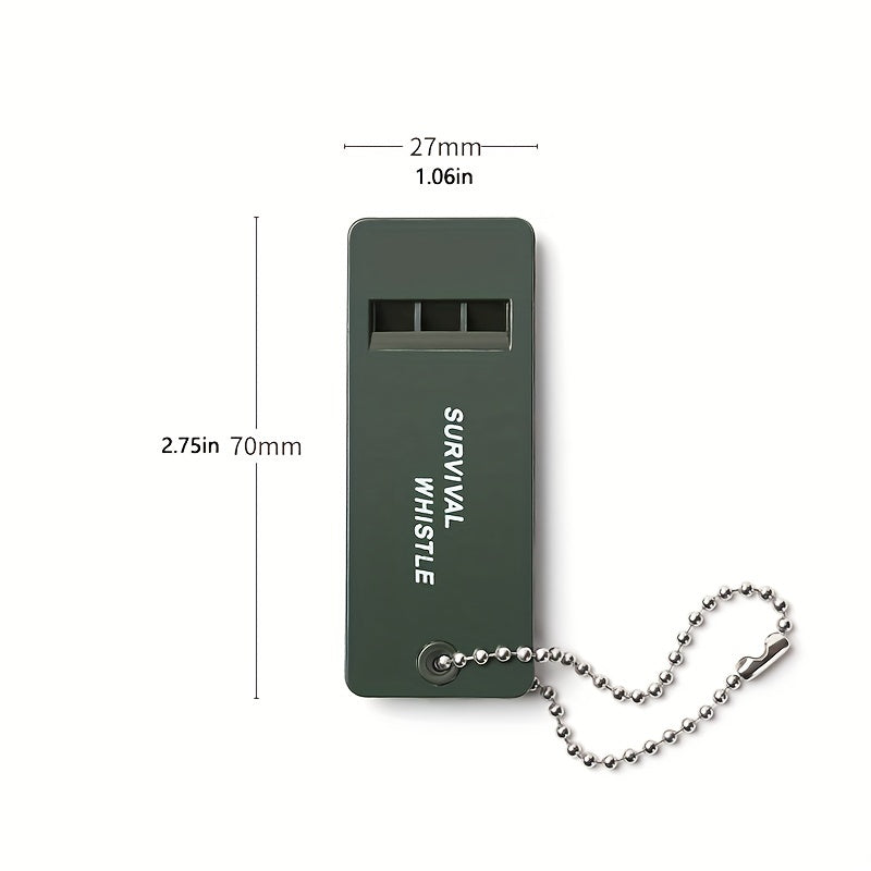 Portable Lifesaving Whistle for Outdoor Survival Keychain