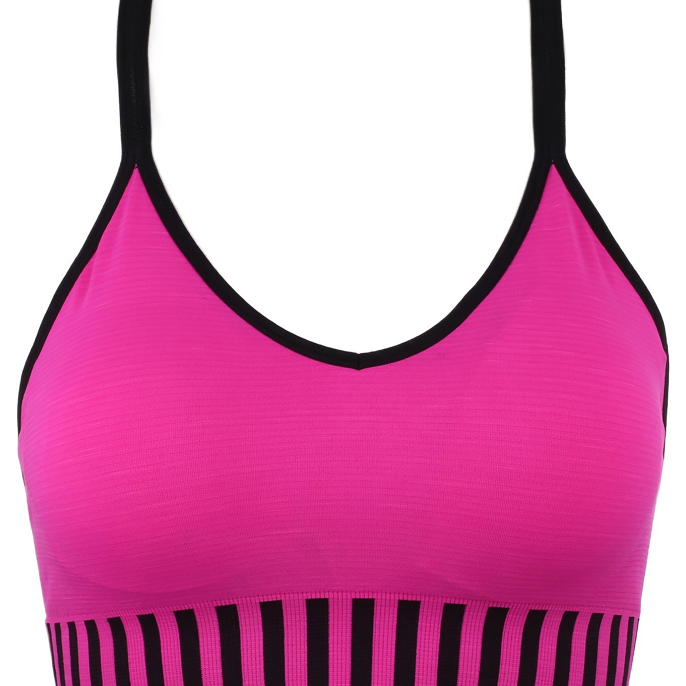 Criss Cross Back Wireless Sports Bra Yoga Fitness Padded Bra