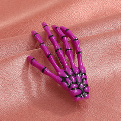 Gothic Skull Hand Bone Hair Clip Blood Skull Hair Clip 1pc
