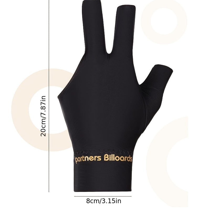 1pc Snooker Billiard Cue Glove 3 Fingers Cue Gloves