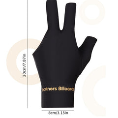 1pc Snooker Billiard Cue Glove 3 Fingers Cue Gloves