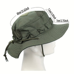 Tactical Camouflage Sunscreen Bucket Hat for Outdoor Activities