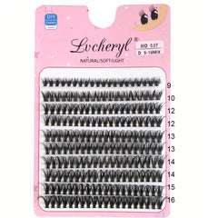 200 Clusters 30D Eyelashes Ext Natural Soft Faux Mink Hair Self grafting F