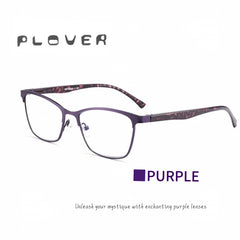 Metal Frame Anti Light Reading Glasses