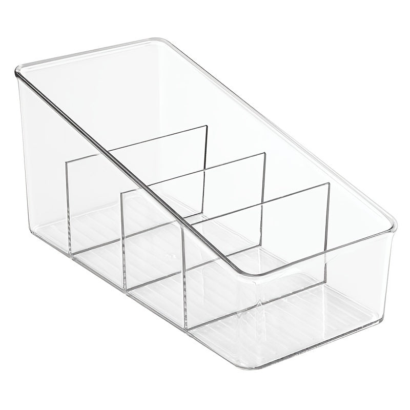 Plastic Kitchen Food Packet Pouch Organizer Caddy Transparent