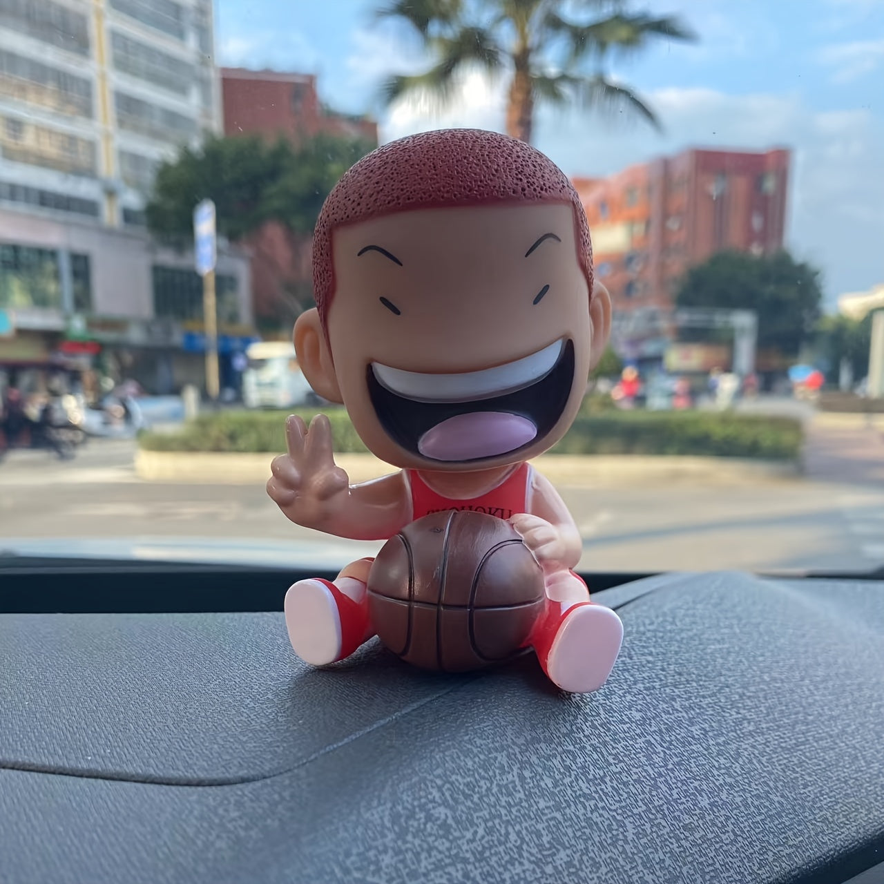 Anime Character Bobblehead Car Ornament Fun Driving Holiday Gift
