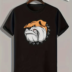 Cartoon Print Men's Graphic T shirt for Summer