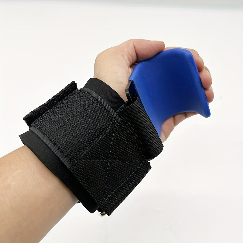 Weight Lifting Wrist Band With Hooks Hand Grip Support Wrist Straps
