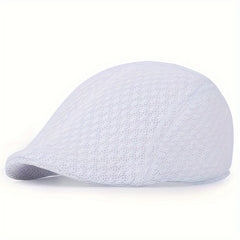 Mesh Beret Outdoor Breathable Newsboy Cabbie Hat