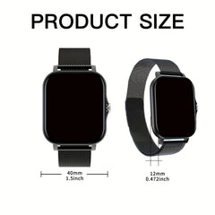 Smart Sports Watch Music Control Call Answer Health Monitoring