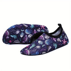 Kids Cartoon Print Barefoot Water Shoes Lightweight Quick Drying Aqua Socks
