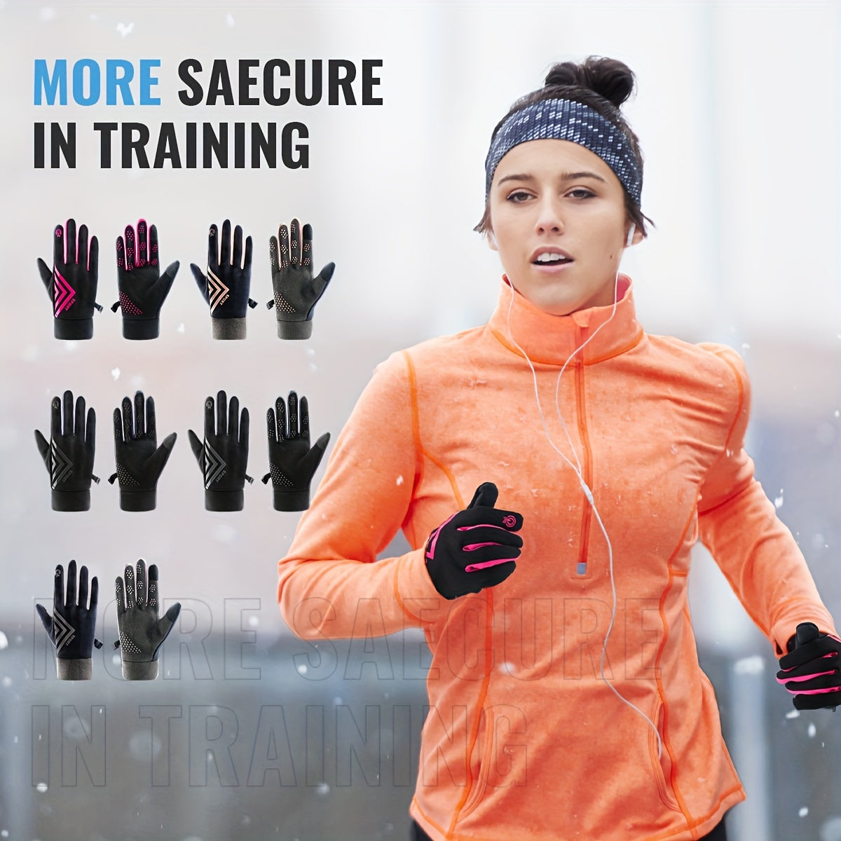 Winter Stay Warm Gloves Windproof Waterproof Touch Screen Gloves